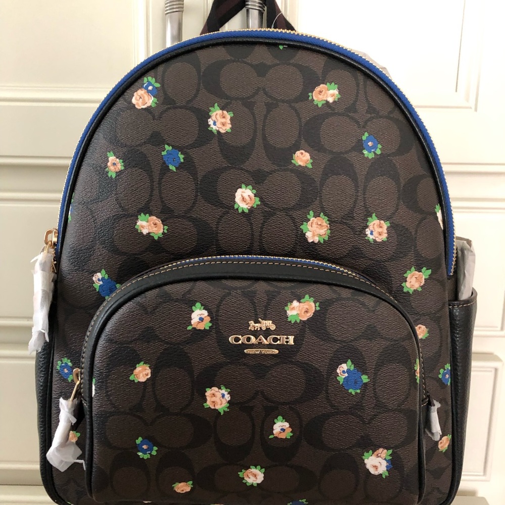 Mini Vintage Rose Coach Backpack
